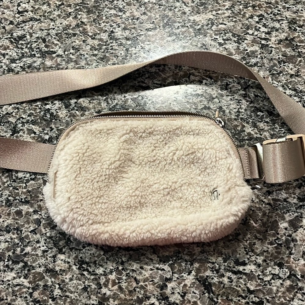 Lululemon Athletica Cream Crossbody Bag